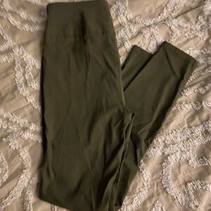 Worthington Green Leggings Stretchy Full-Length